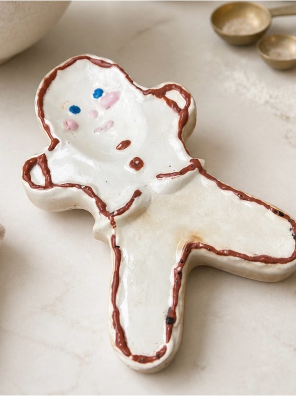 Vintage Gingerbread Man Spoon Rest